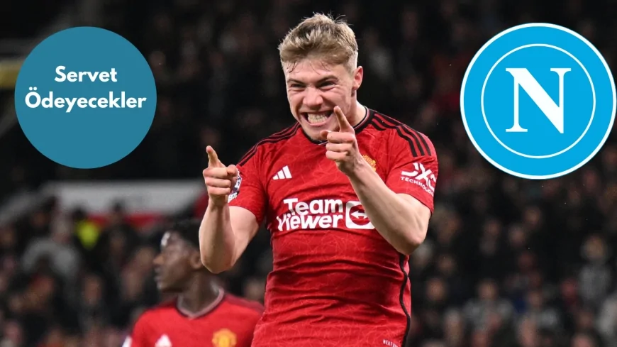 Napoli, Rasmus Hojlund transferi için Manchester United'a Servet Ödeyecek!