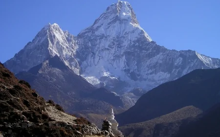 Everest Dağı'da 1000'e Yakın Dağcı Mahsur Kaldı