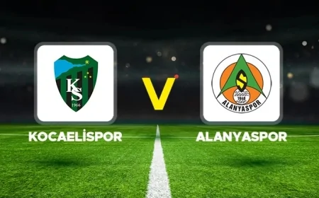 Kocaelispor - Alanyaspor Maçı Canlı! Maç Ne Zaman Saat Kaçta?
