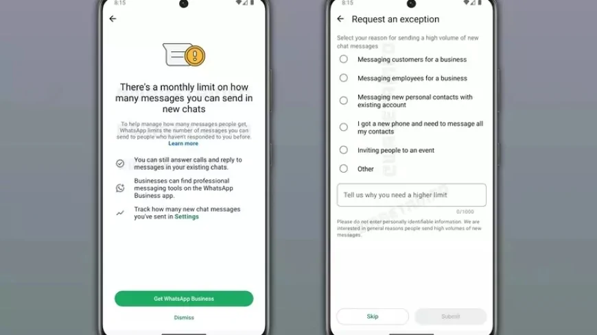 WhatsApp'a Mesaj Limiti Özelliği Kapıda!