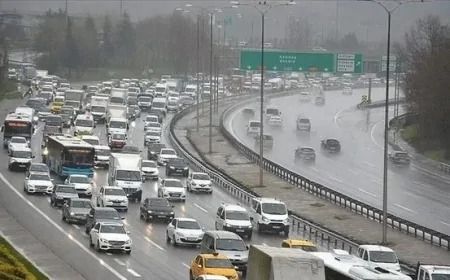 AKOM'dan Sağanak Uyarısı: Yağmur Başladı Trafik Durma Noktasında