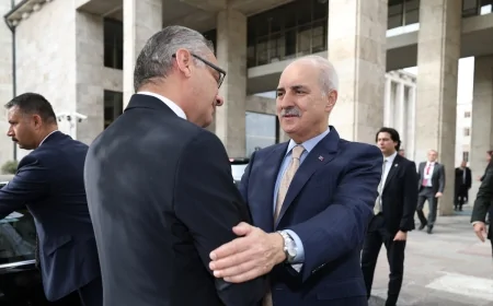 Kurtulmuş, KKTC Cumhurbaşkanı Erhürman ile önemli bir görüşme gerçekleştirdi