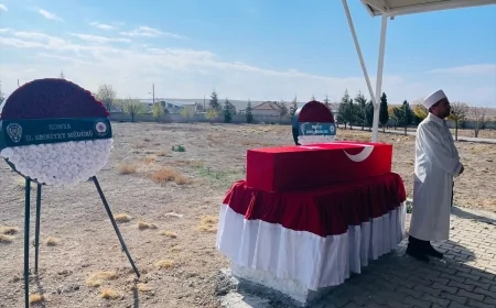 Kaybolan polis memurunun cenazesi Konyada toprağa verildi