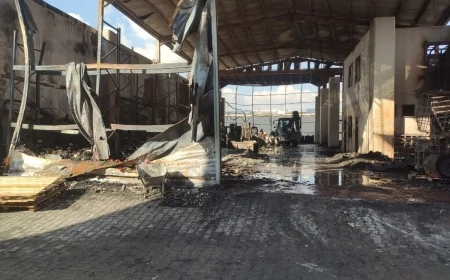 Kocaelide fabrika yangınına ilişkin inceleme ve çalışmalar sürüyor
