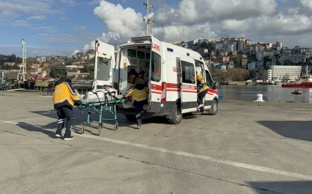 Zonguldakta Gemi Kazası Tatbikatı Gerçekleştirildi
