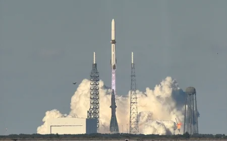Blue Origin Mars Görevi İçin New Glenn Roketini Uzaya Fırlattı