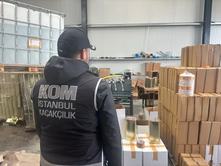 Kaçak ve sahte içki baskınında 3 kişi gözaltına alındı