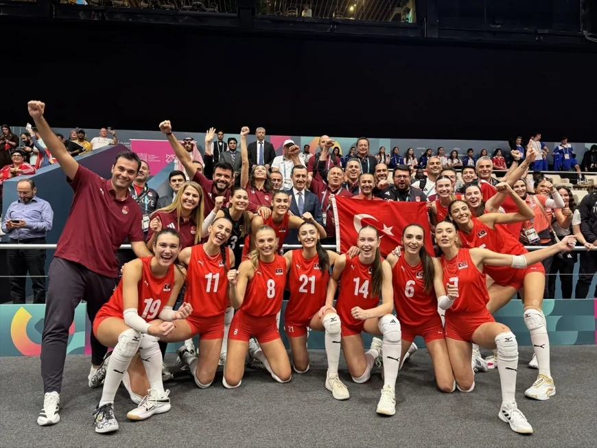Kadın Voleybol Takımı 6. İslami Dayanışma Oyunlarında şampiyonluk elde etti
