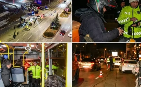 Erzurum Kış Turizm Merkezinde Yılbaşı Denetimleri