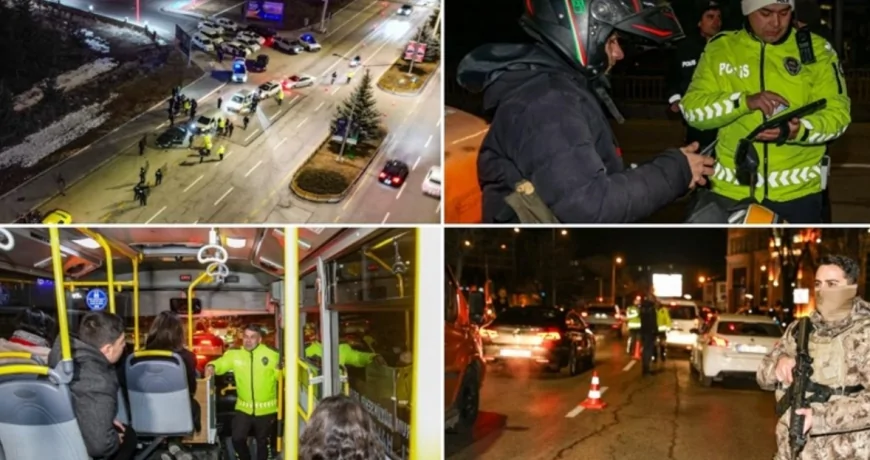 Erzurum Kış Turizm Merkezinde Yılbaşı Denetimleri