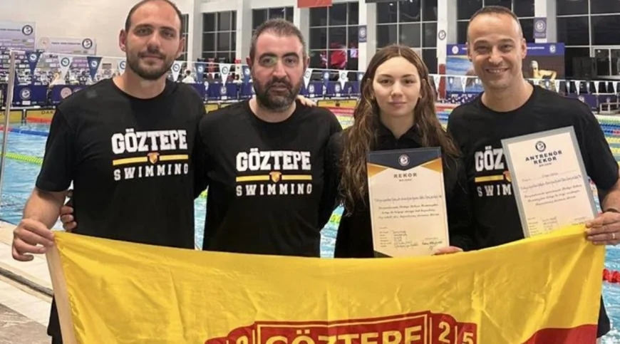 Milli Yüzücü Derin Akar, Antalya'daki Şampiyonada 11 Yıllık Türkiye Rekorunu Kırarak Tarihe Geçti