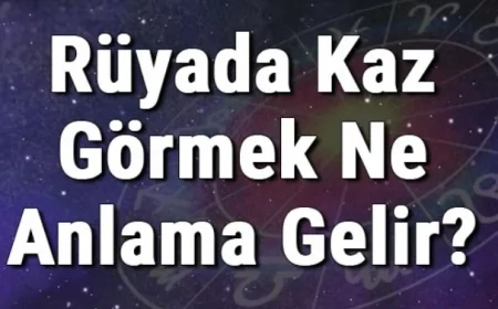 Rüyada Kaz Görmek Ne Anlama Gelir? Rüyada Kaz Yakalamak (Avlamak) Ve Kesmek