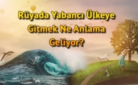 Rüyada Yabancı Ülkeye Gitmek Ve Taşınmak Anlamı? (Uçakla, Trenle Ve Arabayla)