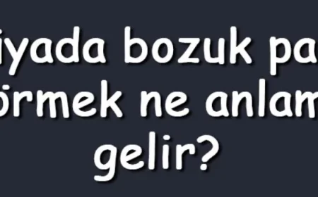 Rüyada bozuk para görmek ne anlama gelir? Rüyada bozuk para toplamak, vermek, düşürmek, biriktirmek ve bulmak anlamı