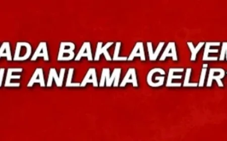 Rüyada baklava yemek ne anlama gelir? Rüyada baklava görmek ve yapmak