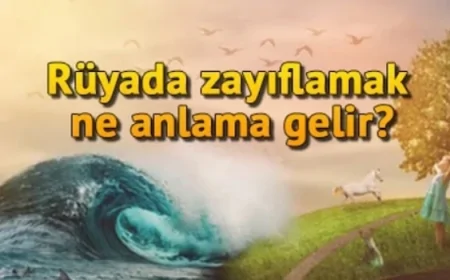 Rüyada zayıflamak ne anlama gelir? Rüyada hastalıktan ya da ameliyatla aniden aşırı zayıfladığını görmek anlamı