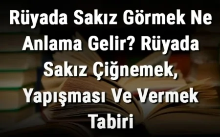 Rüyada Sakız Görmek Ne Anlama Gelir? Rüyada Sakız Çiğnemek, Yapışması Ve Vermek
