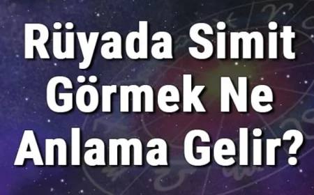 Rüyada Simit Görmek Ne Anlama Gelir? Rüyada Simit Yemek Ve Almak