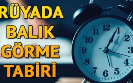 Rüyada balık görmek ne anlama gelir? Rüyada büyük ve küçük balık yakalamak ile yemek