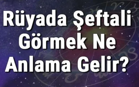 Rüyada Şeftali Görmek Ne Anlama Gelir? Rüyada Şeftali Yemek Ve Toplamak
