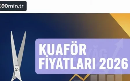 Kuaför Fiyatları 2026 (Güncel Bay & Bayan Kuaför Fiyat Tarifesi)