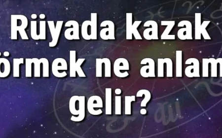 Rüyada kazak görmek ne anlama gelir? Rüyada kazak almak, giymek ve örmek