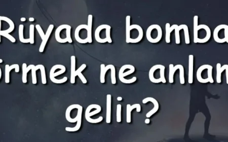 Rüyada bomba görmek ne anlama gelir? Rüyada bomba sesi duymak