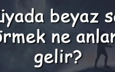 Rüyada beyaz saç görmek ne anlama gelir? Rüyada beyaz saç teli koparmak, dökülmesi ve kesmek