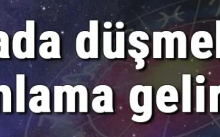 Rüyada düşmek ne anlama gelir? Rüyada yüksekten düşmek ama ölmemek