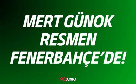 Mert Günok resmen Fenerbahçe'de! | SON DAKİKA!