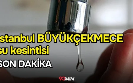 İstanbul BÜYÜKÇEKMECE su kesintisi! Son dakika! 9-10 Ocak İSKİ Büyükçekmece su kesintisi ne zaman bitecek, sular ne zaman gelecek?