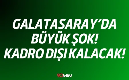 Galatasaray'da derbi öncesi büyük şok! Kadro dışı kalabilir!