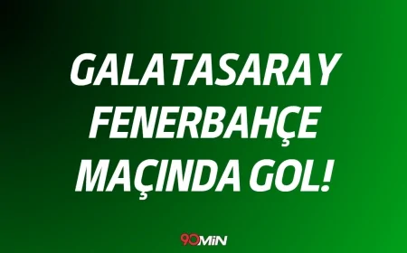 GOL | Galatasaray Fenerbahçe Maçında Sessizlik Bozuldu! Fenerbahçe Guendouzi ile Öne Geçti