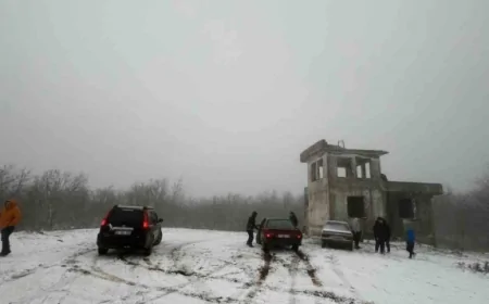 Erzurum'da kuvvetli, yer yer yoğun kar uyarısı verildi!