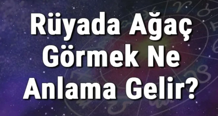 Rüyada Ağaç Görmek Ne Anlama Gelir? Rüyada Ağaç Dikmek Ya Da Kesmek