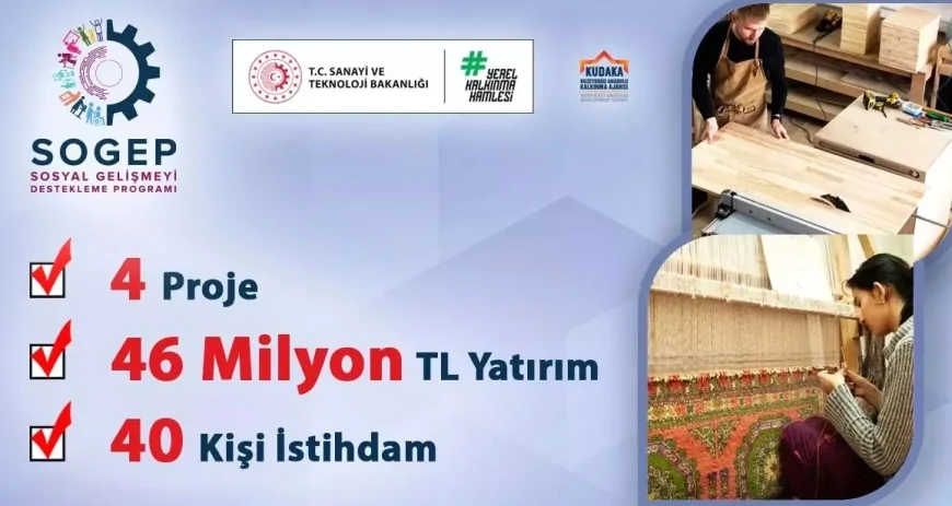 KUDAKA'dan sosyal kalkınmaya 46 milyon TL'lik destek müjdesi!