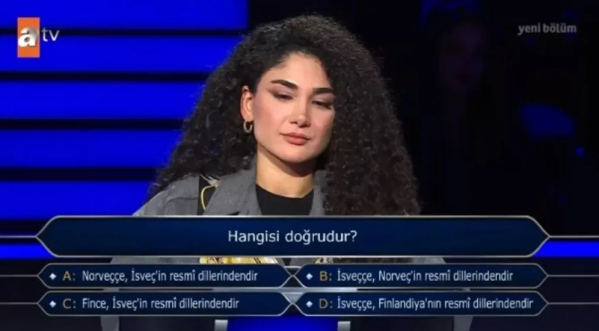 Hangisi Doğrudur? Kim Milyoner Olmak İster'de Finlandiya ve İsveççe Sorusu Gündem Oldu