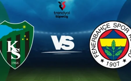 Kocaelispor - Fenerbahçe Maçı Kaç Kaç? Maç Sonucu ve Canlı Skor Takibi