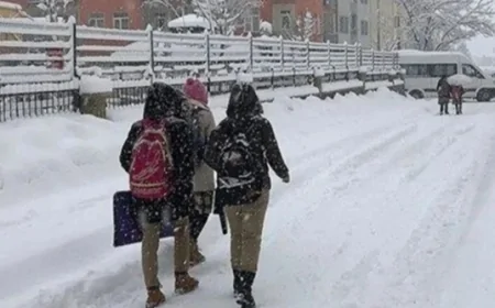 Elazığ Okullar Tatil mi? 4 Şubat Çarşamba Elazığ Valiliği Kar Tatili Duyurusu