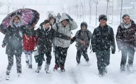 Çorum Okullar Tatil mi? 4 Şubat Çarşamba Çorum Valiliği Kar Tatili Duyurusu