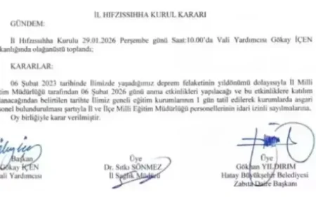 SON DAKİKA! 6 Şubat Hatay'da Okullar Tatil mi? Cuma Günü Hatay'da Okul Var mı, Yok mu?