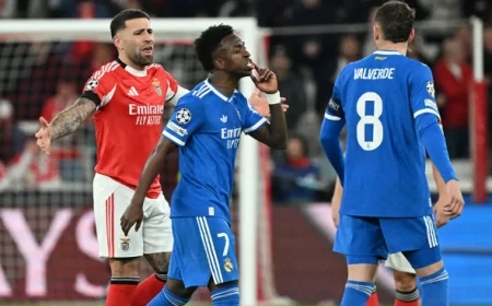 Benfica - Real Madrid Maçında Irkçılık İddiası: Vinicius Jr. Sahayı Terk Etti