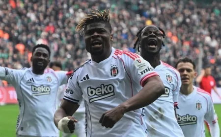 Beşiktaş Kocaelispor'u Agbadou ile Geçti: 1-0
