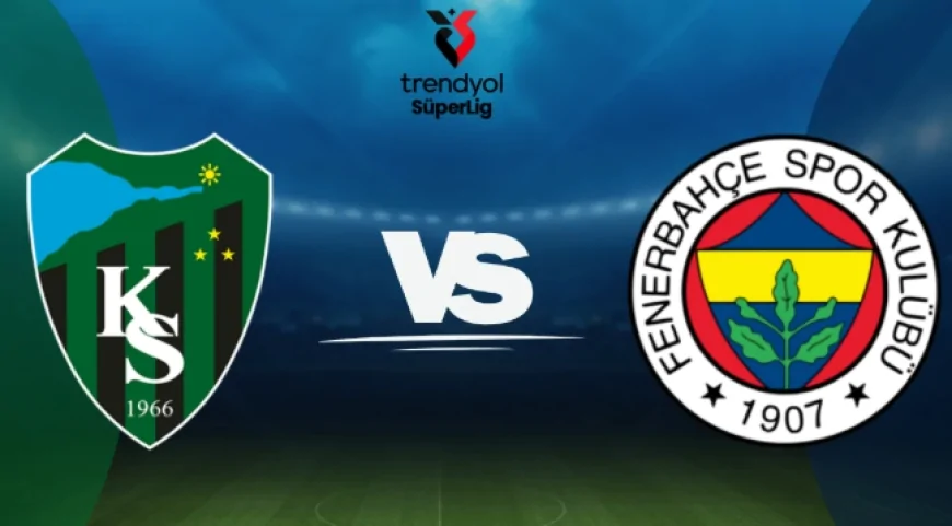 Kocaelispor - Fenerbahçe Maçı Kaç Kaç? Maç Sonucu ve Canlı Skor Takibi