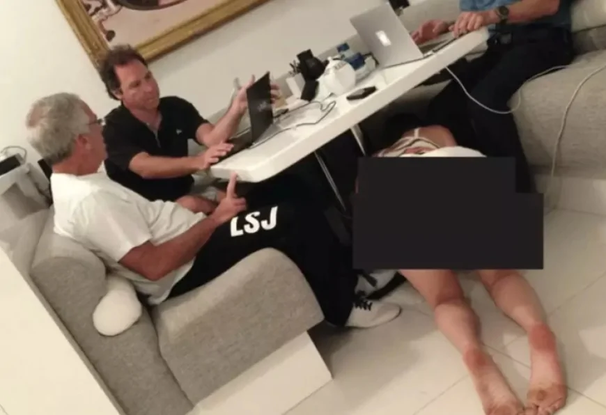 Jeffrey Epstein Dosyasında Yeni Fotoğraflar: Masanın Altındaki Detaylar Kamuoyuna Sızdı
