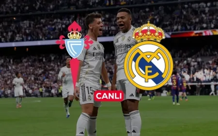 Celta Vigo Real Madrid Maçı Canlı İzle: Arda Güler İlk 11'de