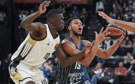 Anadolu Efes Evinde Sonuncu ASVEL'e 91-88 Mağlup Oldu