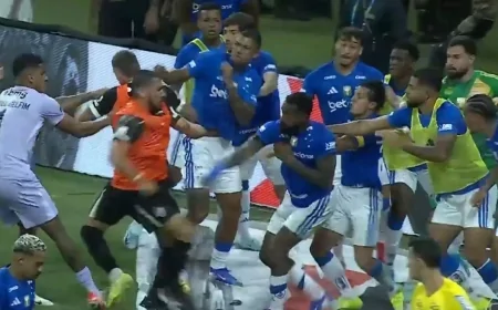 Cruzeiro - Atletico Mineiro Finalinde Tam 23 Kırmızı Kart Çıktı!
