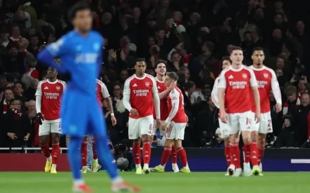 Şampiyonlar Ligi'nde Real Madrid, Arsenal, PSG ve Sporting Çeyrek Finale Turladı