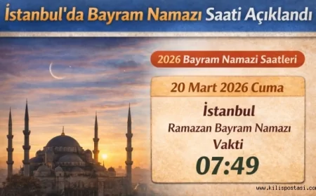 2026 İstanbul Bayram Namazı Saat Kaçta Kılınacak? Diyanet Vakti Açıkladı